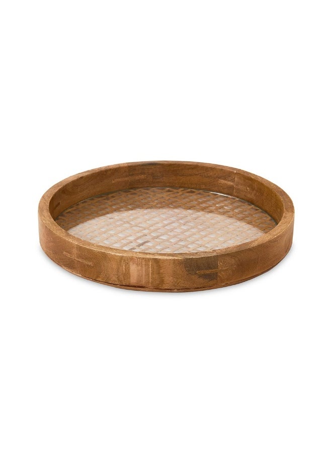 Firoz Serving Tray, Brown - 35X4Cm