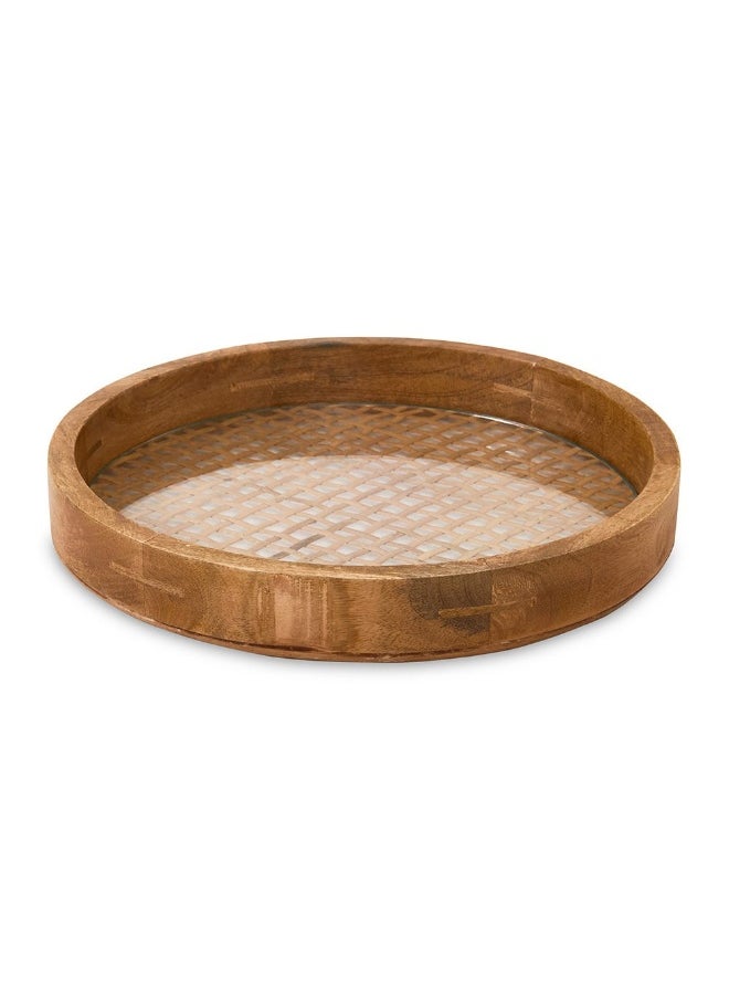 Firoz Serving Tray, Brown - 38X5Cm