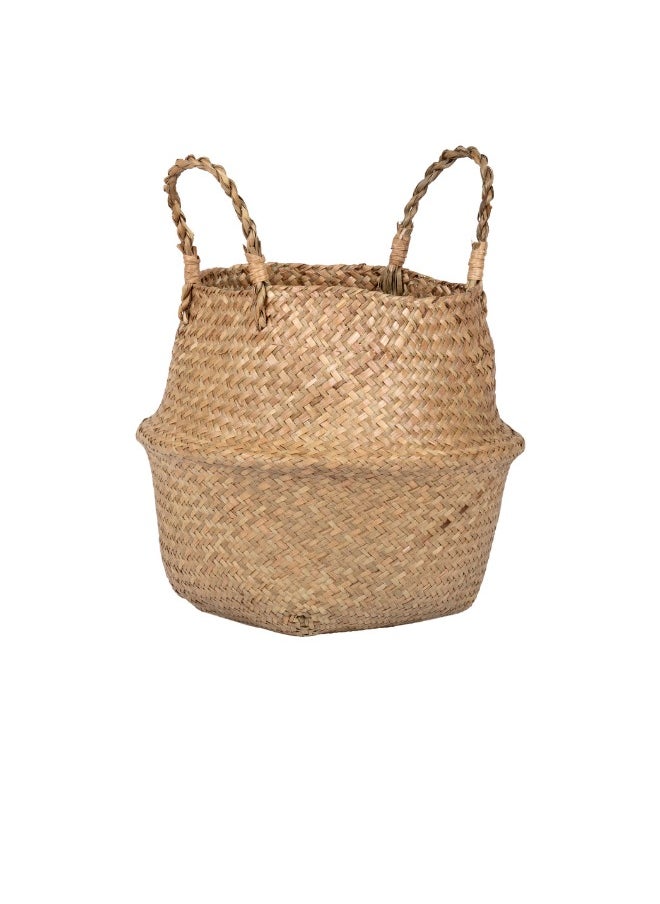 Natural Seagrass Basket – 32cm x 28cm x H25cm Eco-Friendly Storage Basket