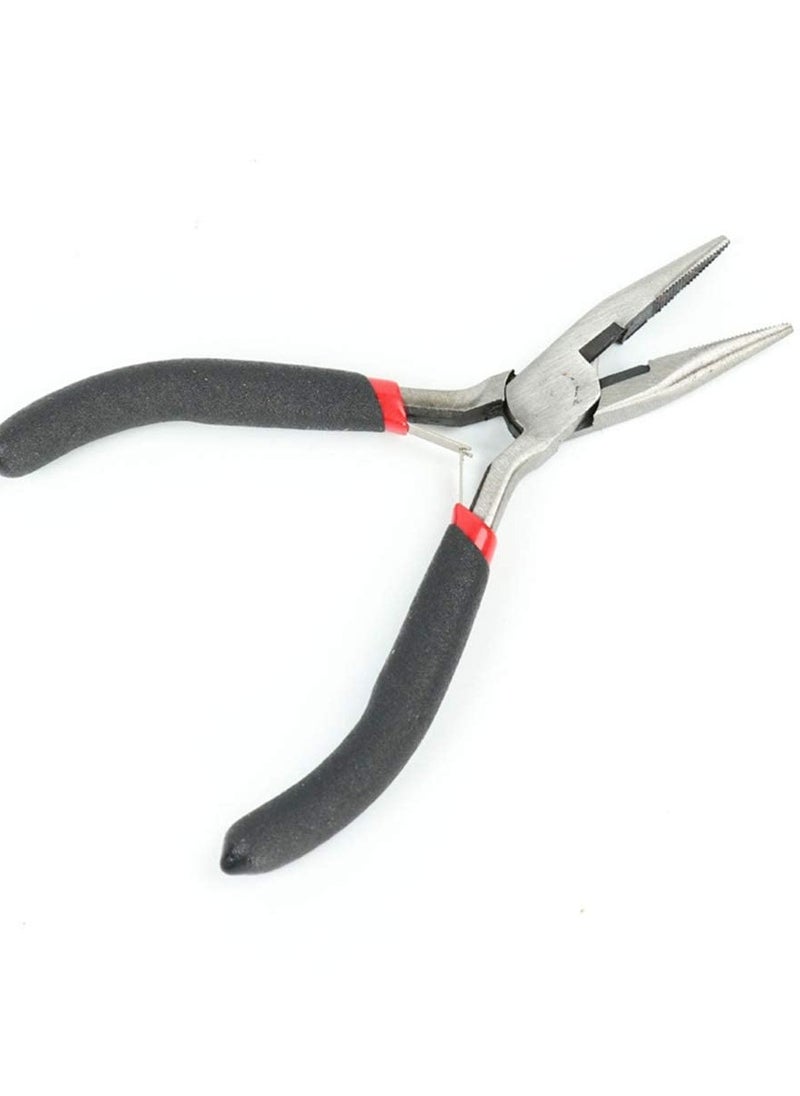 Feather Hair Extension Kit with Synthetic Feathers 100 Beads Plier and Hoo (35 Feather)