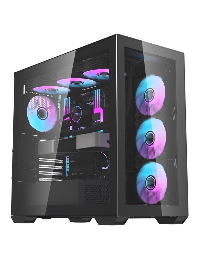 Vela Max Gaming PC - Intel Core i7-13700K(F) | NVIDIA RTX 4070 12GB GPU | 32GB DDR5 RAM | 990 Pro M.2 NVMe 4TB SSD | 240mm AIO Liquid Cooler | 750W PSU | WiFi/BT Ready | Win11 Pro | Game Sekret Desktop Computer Tower