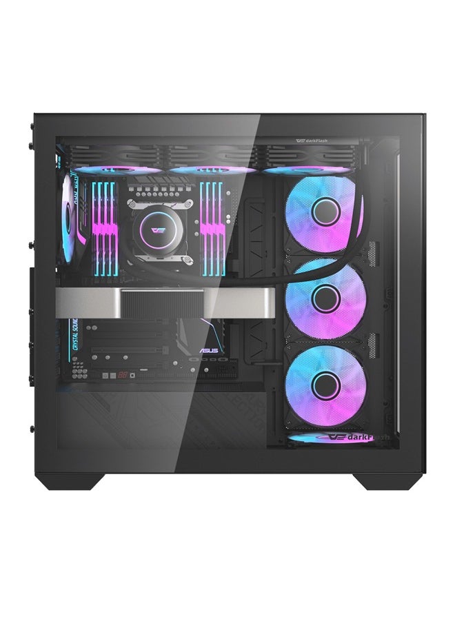 Vela Max Gaming PC - Intel Core i7-13700K(F) | NVIDIA RTX 4070 12GB GPU | 32GB DDR5 RAM | 990 Pro M.2 NVMe 4TB SSD | 240mm AIO Liquid Cooler | 750W PSU | WiFi/BT Ready | Win11 Pro | Game Sekret Desktop Computer Tower