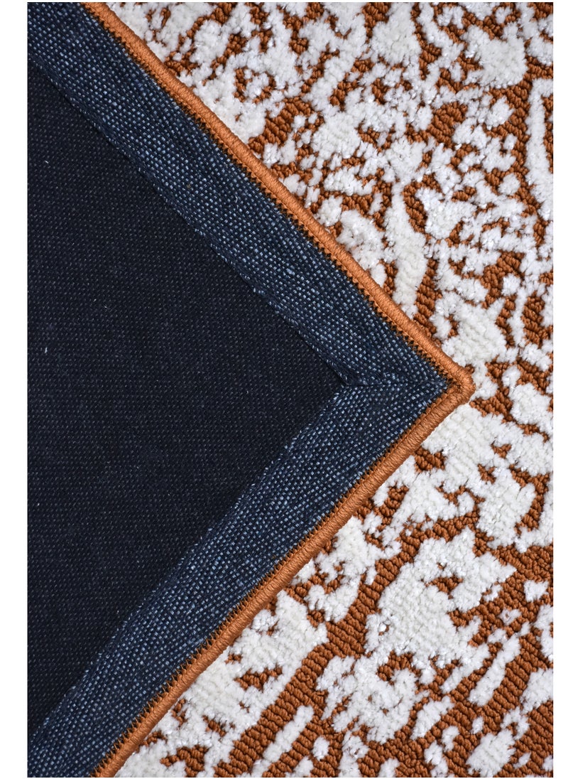 Museum-Ivory-Copper-190X290 cm anti skid Machine Made Thick Indian Rug