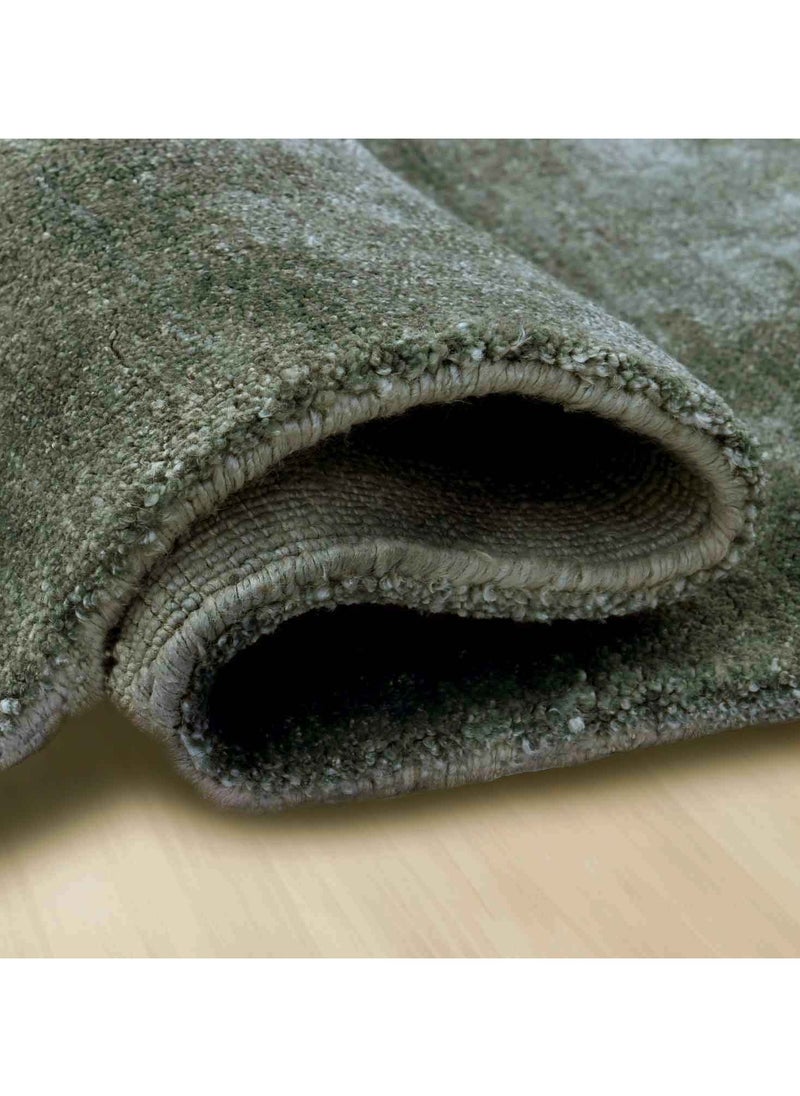 TULIP -100% BAMBOO SILK RUG- 200X300 CM - SAGE