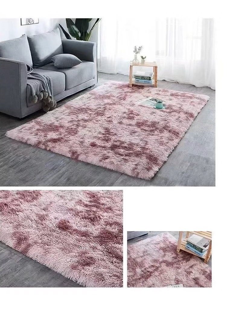 Soft fluffy carpet Area Rug Bedroom Anti-Skid Yoga Carpet Fluffy Motley Tie-dye Carpets Fluffy Rug modern carpet