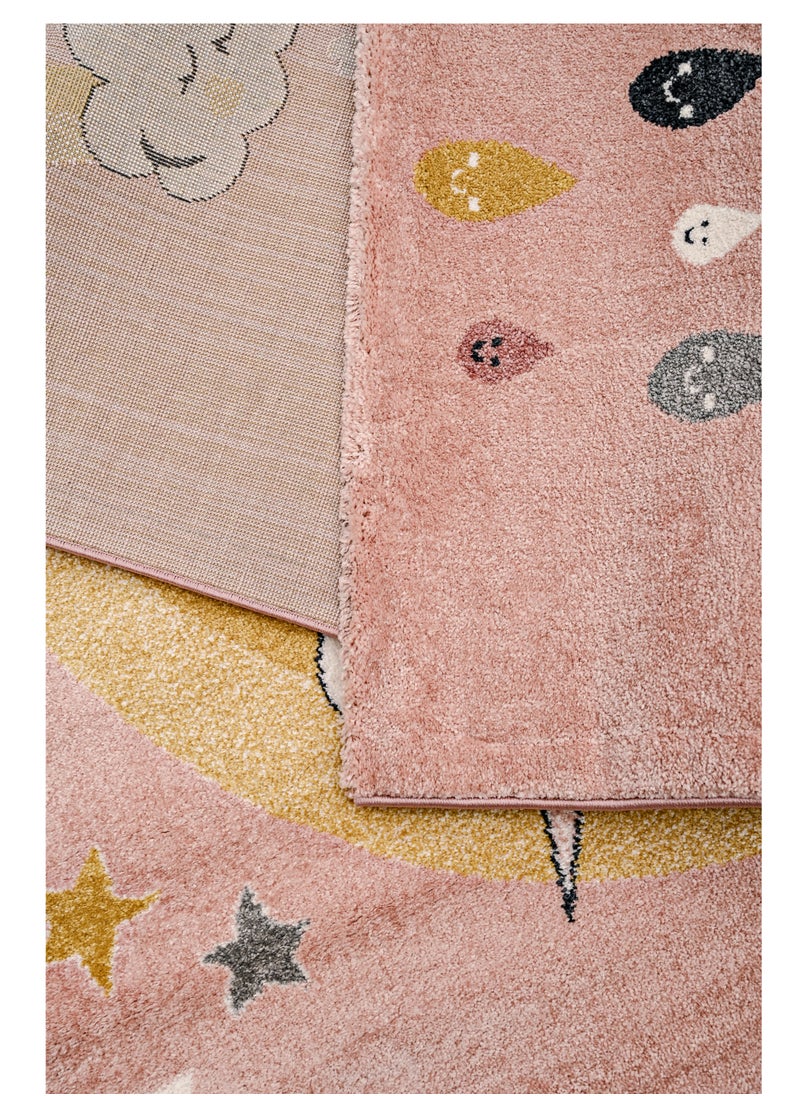 MILANO B9763A L. PINK / WHITE 160X230 Kids Rug