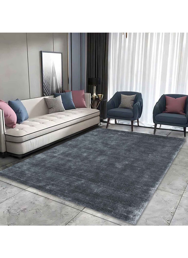 TULIP -100% BAMBOO SILK RUG- 200X300 CM - GREY