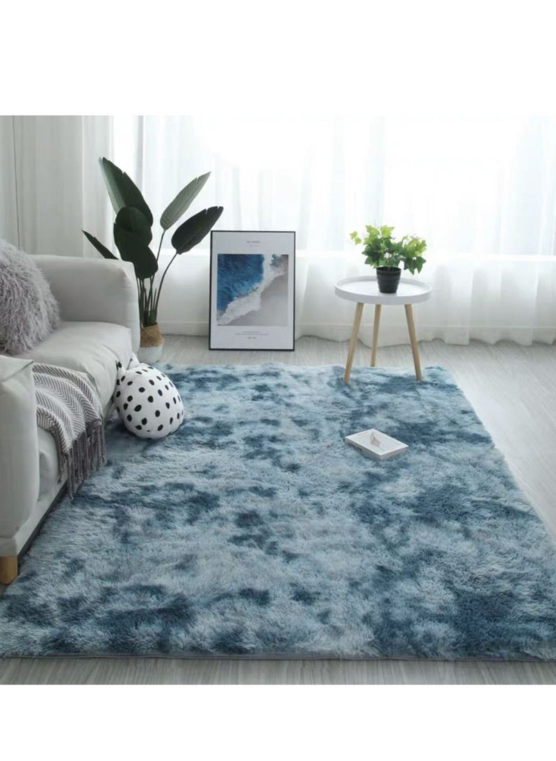 Soft fluffy carpet Area Rug Bedroom Anti-Skid Yoga Carpet Fluffy Motley Tie-dye Carpets Fluffy Rug modern carpet