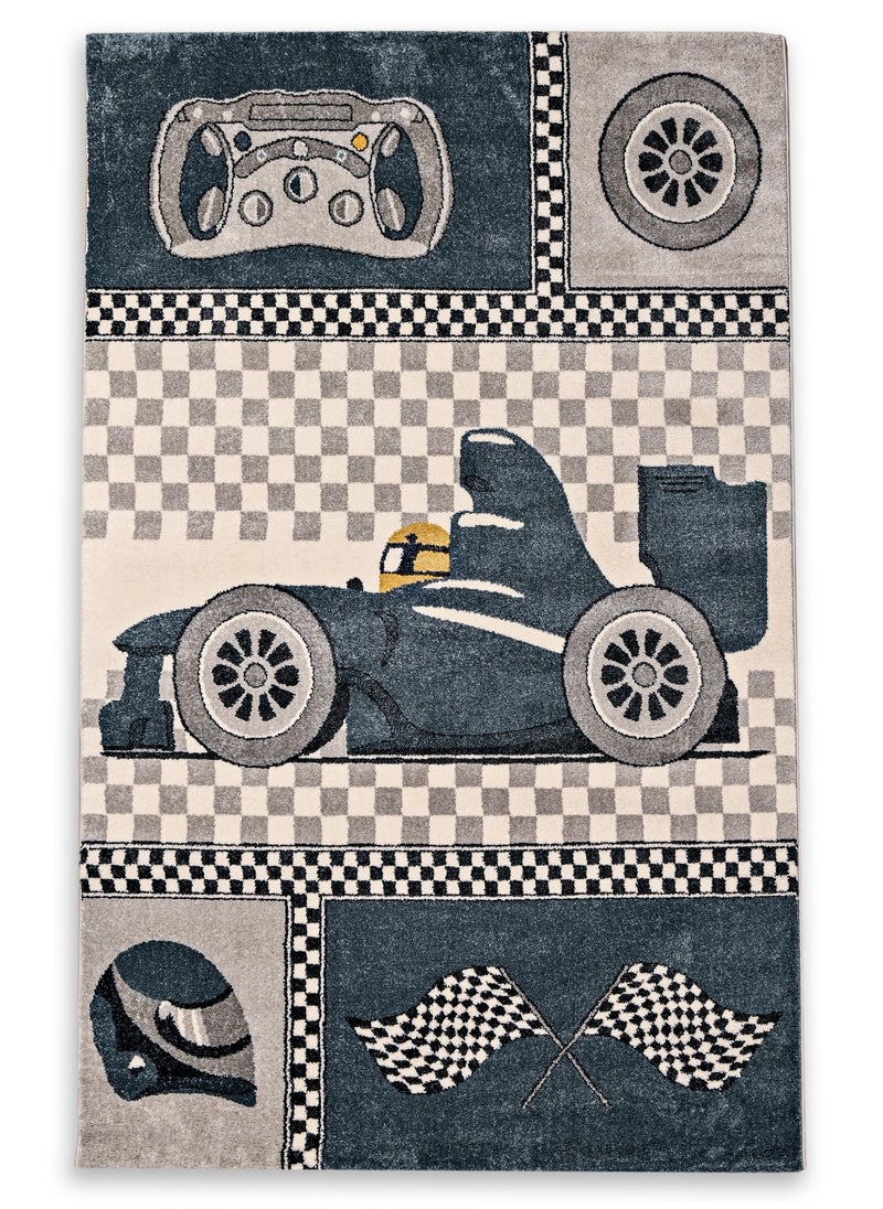 MILANO 0B1494 D. BLUE / D. GREY 160X230 Kids rug