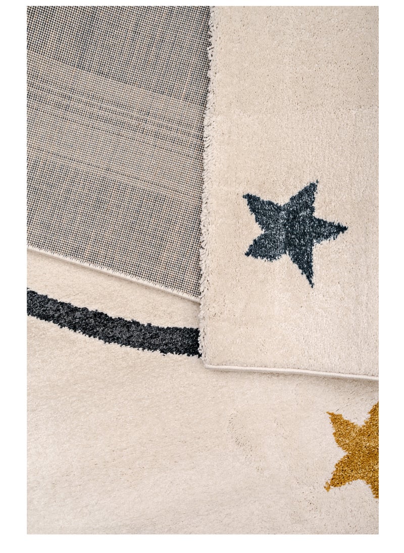 MILANO B5305A WHITE / D. BLUE 120X180 Kids rug