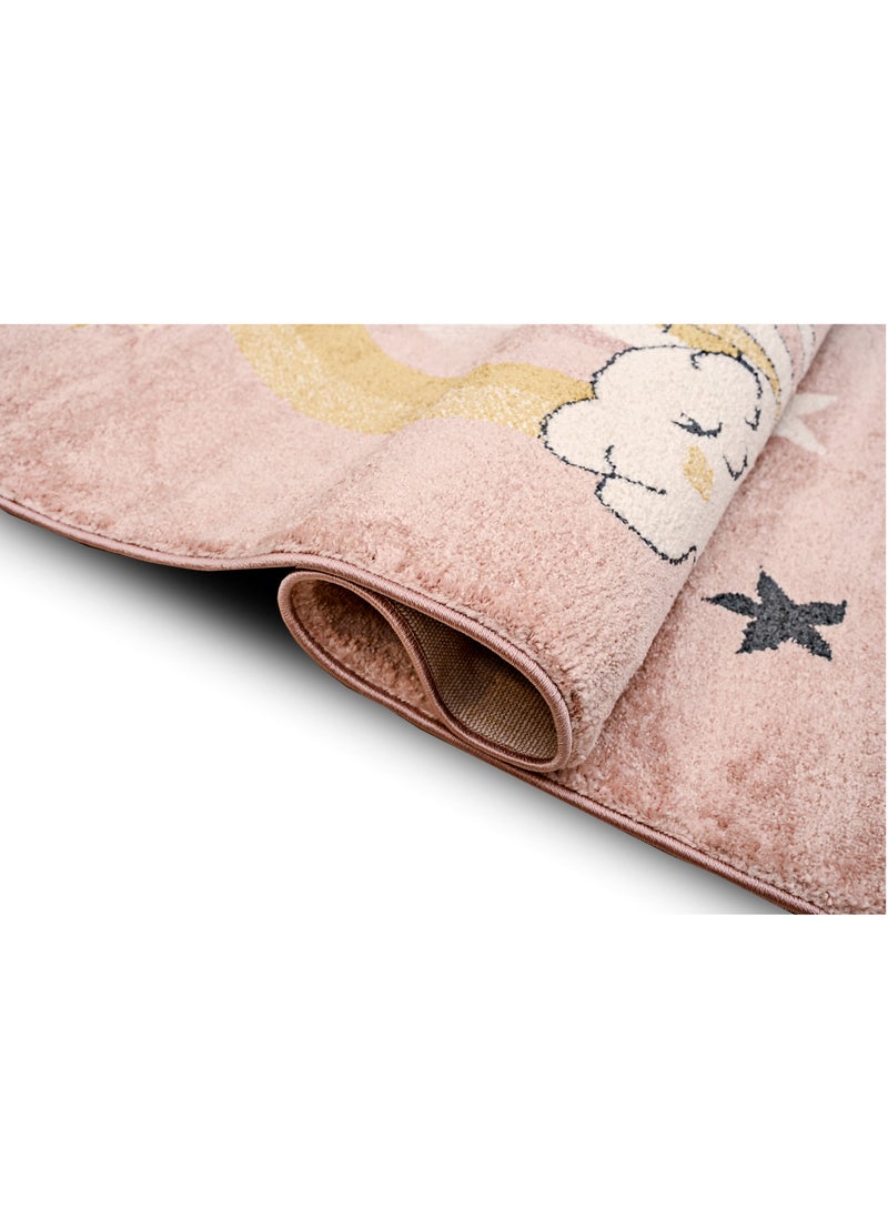 MILANO B9763A L. PINK / WHITE 120X180 Kids Rug