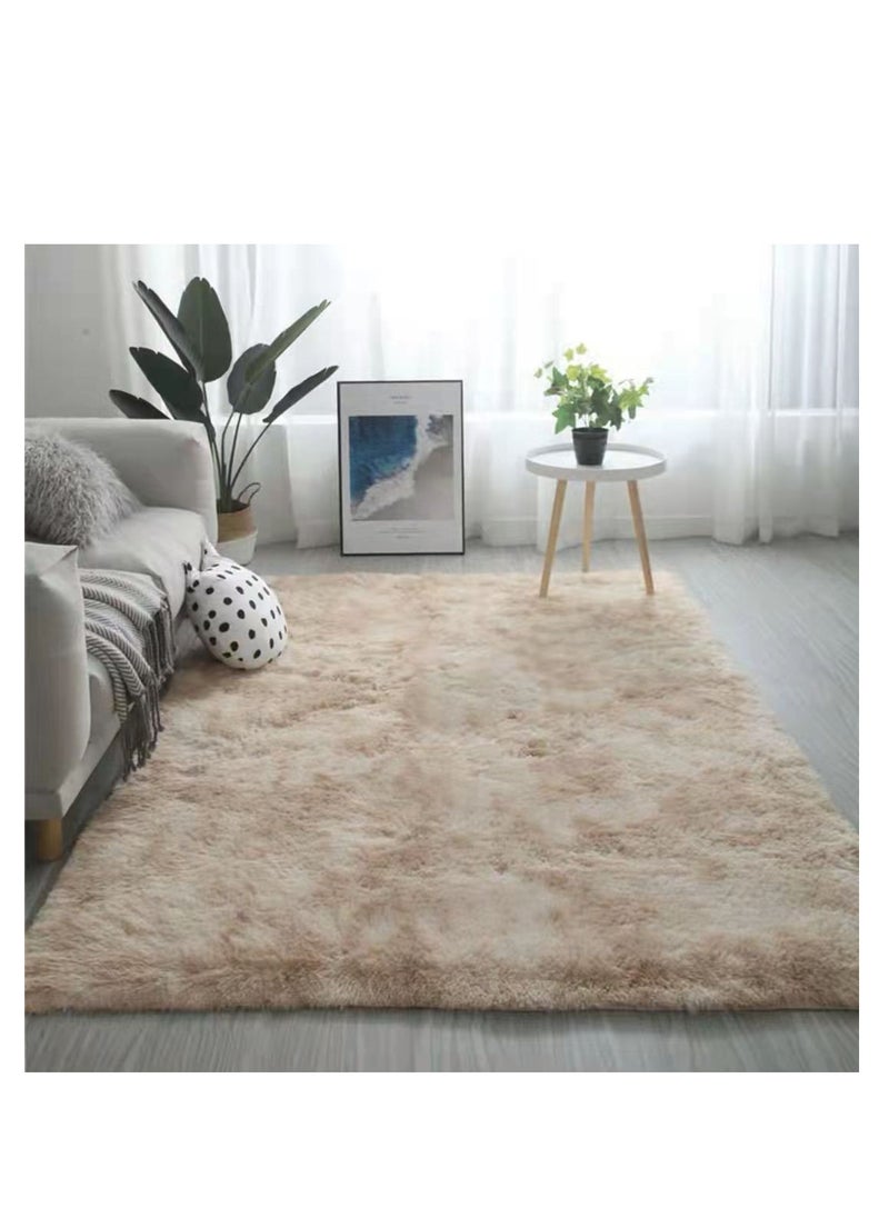 Soft Touch Area Rug Bedroom Anti-Skid Yoga Carpet Shaggy Rugs Fluffy Motley Tie-dye Carpets