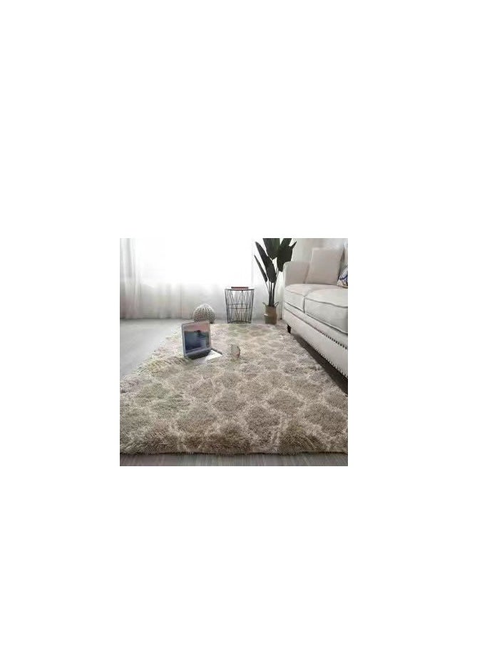 Soft Touch Area Rug Bedroom Anti-Skid Yoga Carpet Shaggy Rugs Fluffy Motley Tie-dye Carpets