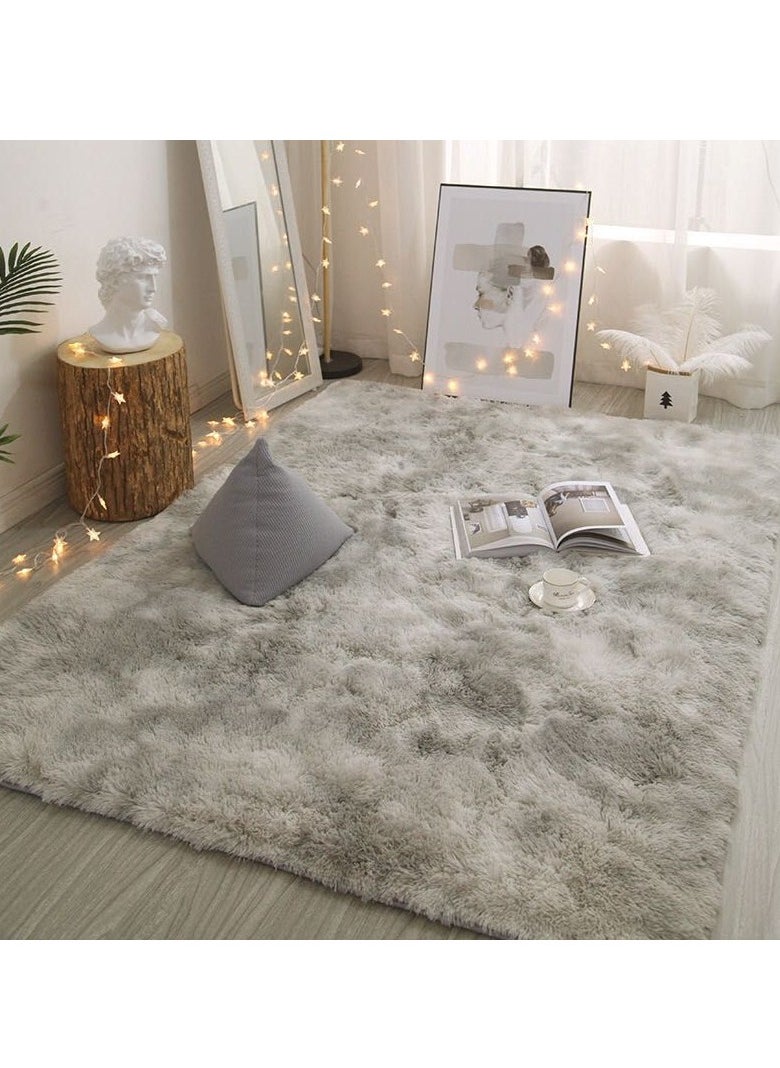 Soft fluffy carpet Area Rug Bedroom Anti-Skid Yoga Carpet Fluffy Motley Tie-dye Carpets Fluffy Rug modern carpet