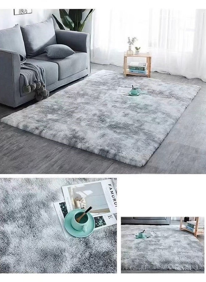 Soft fluffy carpet Area Rug Bedroom Anti-Skid Yoga Carpet Fluffy Motley Tie-dye Carpets Fluffy Rug modern carpet