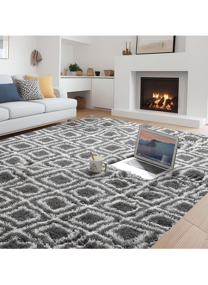 Soft Rugs Fluffy Carpets Tie-Dye Rugs for Living Room Bedroom Nursery Home Decor Non-Slip Machine Washable Carpet Home Decorative Carpet 100x160 cm