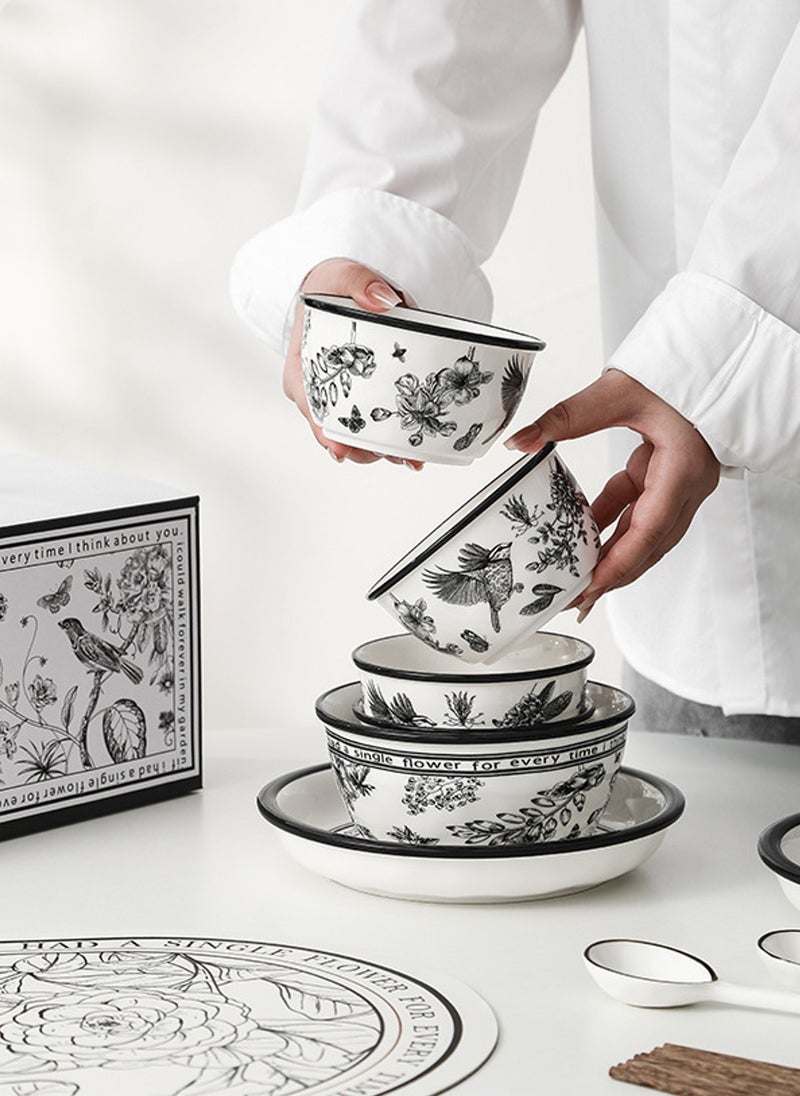 Ceramic Cutlery Gift Set, Set Of One Bowl (4.6 