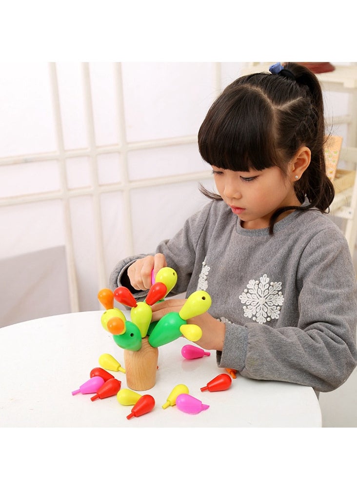 Early Childhood Education Intellectual Multi-Functional Educational Toys, Montessori Teaching Aids, Wooden Disassembly Building Blocks, Tree-shaped Building Blocks