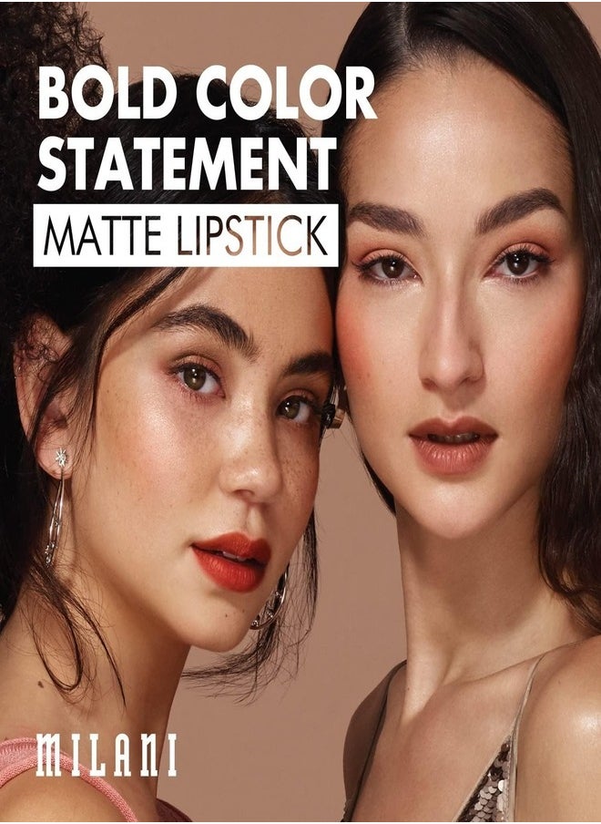 Milani Bold Color Statement Matte Lipstick 24 I Am Invincible Vegan, Cruelty-Free Bold Color Lipstick Long-Lasting (0.13 OZ. /3.6g)