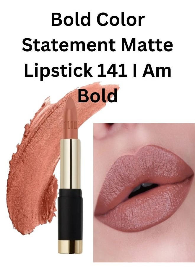 Milani Bold Color Statement Matte Lipstick 07 I Am Worthy (0.13OZ. /3.6g) Vegan, Cruelty-Free Bold Color Lipstick
