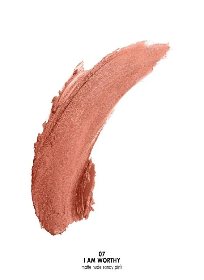 Milani Bold Color Statement Matte Lipstick 07 I Am Worthy (0.13OZ. /3.6g) Vegan, Cruelty-Free Bold Color Lipstick