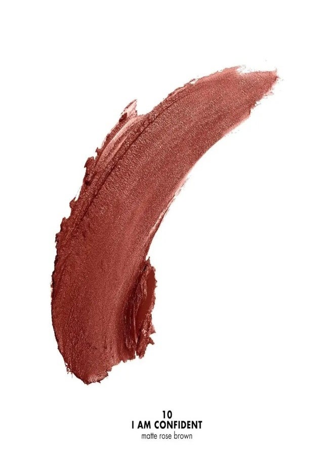 Milani Bold Color Statement Matte Lipstick 20 I Am Confident (0.13OZ. /3.6g) Vegan, Cruelty-Free Bold Color Lipstick