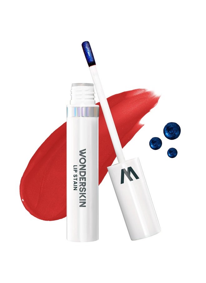 Wonder Blading Lip Stain Peel Off Masque - Long Lasting, Waterproof And Transfer Proof Red Lip Tint, Matte Finish Peel Off Lip Stain (Hayley Masque)