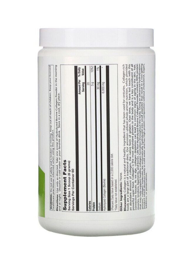 Hydrolyzed Bovine Grass Fed Collagen Powder