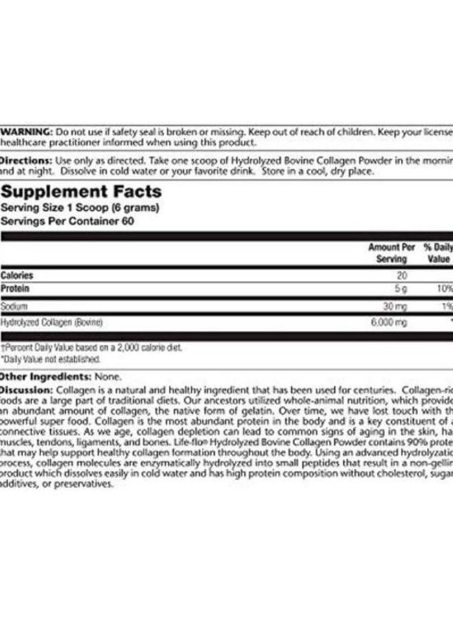 Hydrolyzed Bovine Grass Fed Collagen Powder