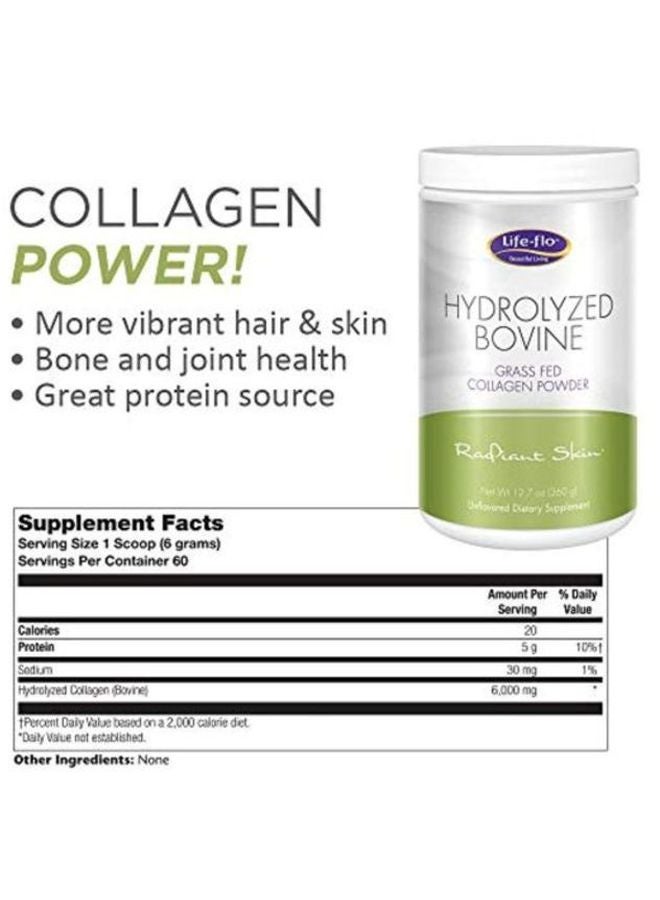 Hydrolyzed Bovine Grass Fed Collagen Powder