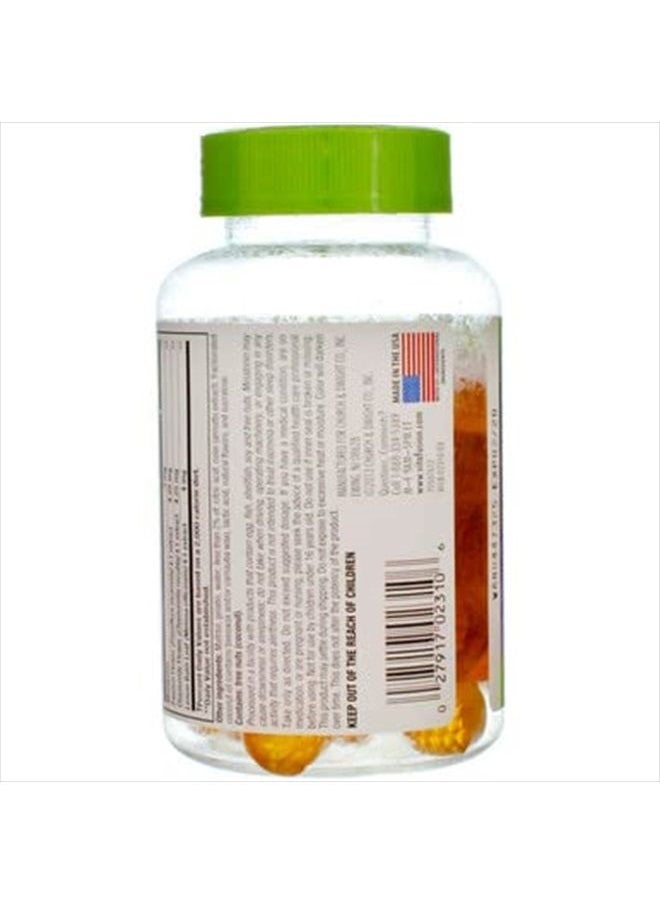 Sleep Well Gummy Sleep Support, 3 mg of melatonin, 60 Count (Pack of 4) by Vitafusion