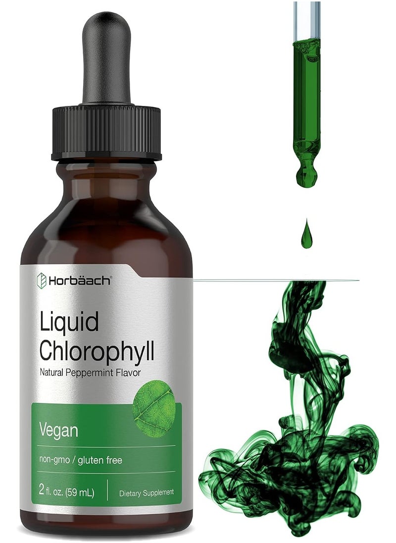 Liquid Chlorophyll Natural Peppermint Flavor 2oz