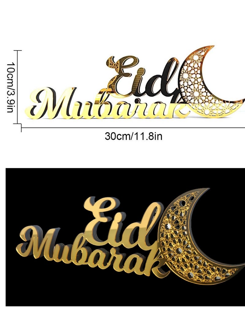 Ramadan Decorations for Home, Tabletop Decors Sign,Ramadan Sign Eid Decoration Home Decor Ramadan Table Sign