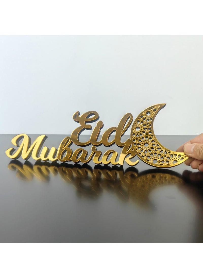 Ramadan Decorations for Home, Tabletop Decors Sign,Ramadan Sign Eid Decoration Home Decor Ramadan Table Sign