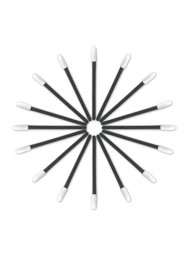 500-Piece Disposable Lip Brush Set Black/White