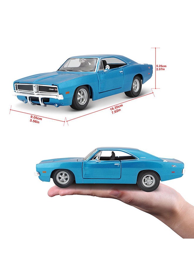 Maisto Dodge Charger R/T Diecast Car (1:25, Blue)