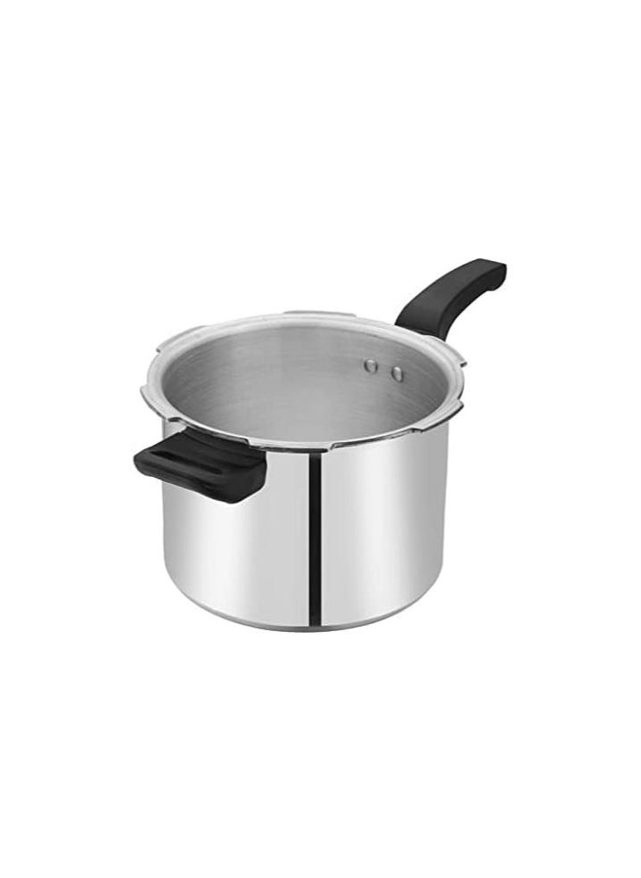 3Liters Bisbell Pressure Cooker Induction Base Heavy-Duty Aluminium With Lid Durable Handles Ideal For Small To Medium Households Saves Energy, Create Delicious, Silver 3L BB1695 Silver