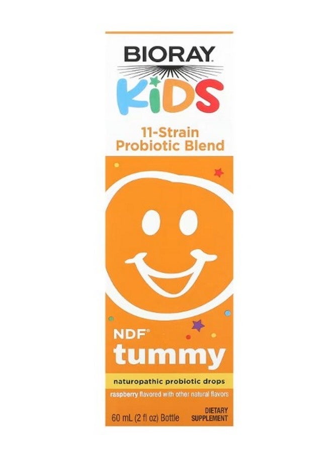 Kids NDF Tummy 11Strain Probiotic Blend Raspberry 2 fl oz 60 ml