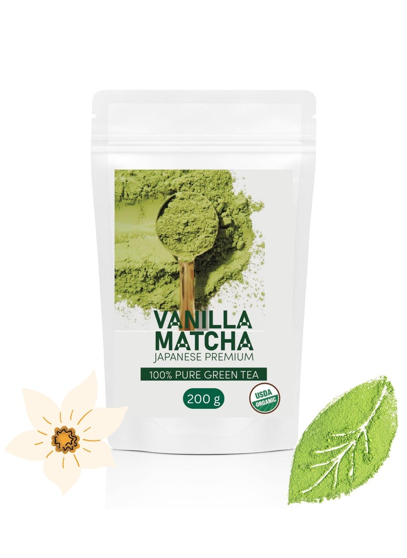 Vanilla Matcha Japanese Premium 100% Pure Green Tea 200g