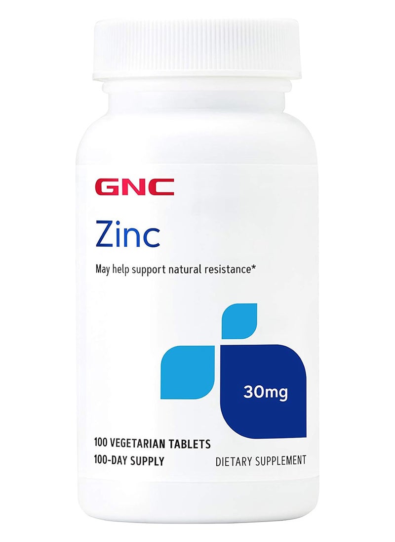 Zinc 30 Mg 100 Tablets Supports Natural Resistance In Immune System