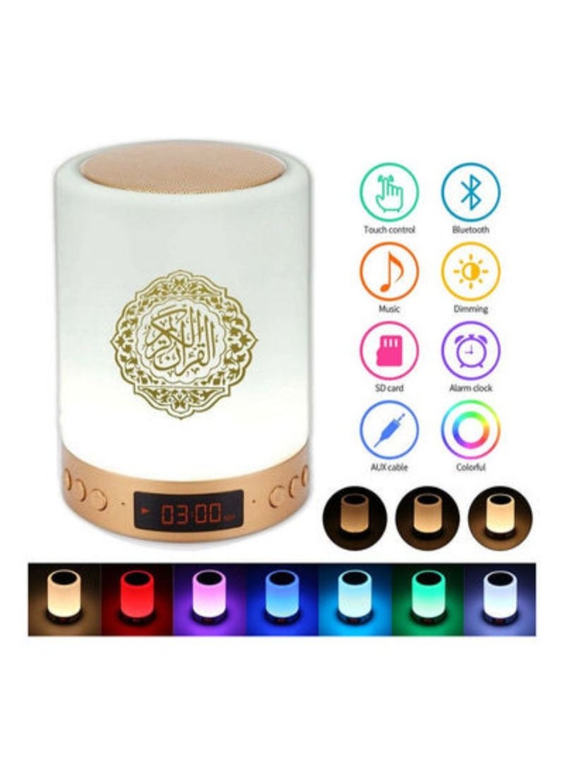 Quran Portable Touch Speaker Bluetooth LED Lamp Colorful APP Control multicolor