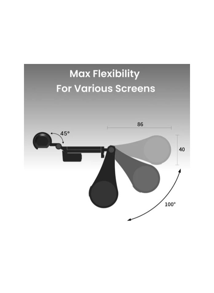 Yeelight Pura Monitor Light Bar Pro | 1446lux Task Lighting | USB-C Port | Curved Screen Compatible | Black