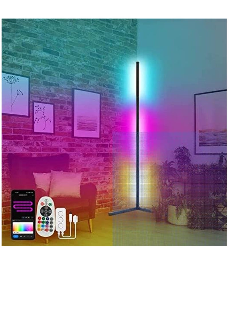 Remote Control LED Light Corner Lamp Multicolour