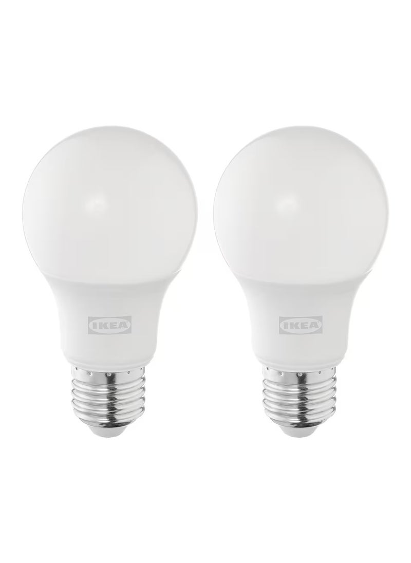 LED Bulb E27 806 Lumen Dimmable/Globe Opal Warm Light Dimmable White