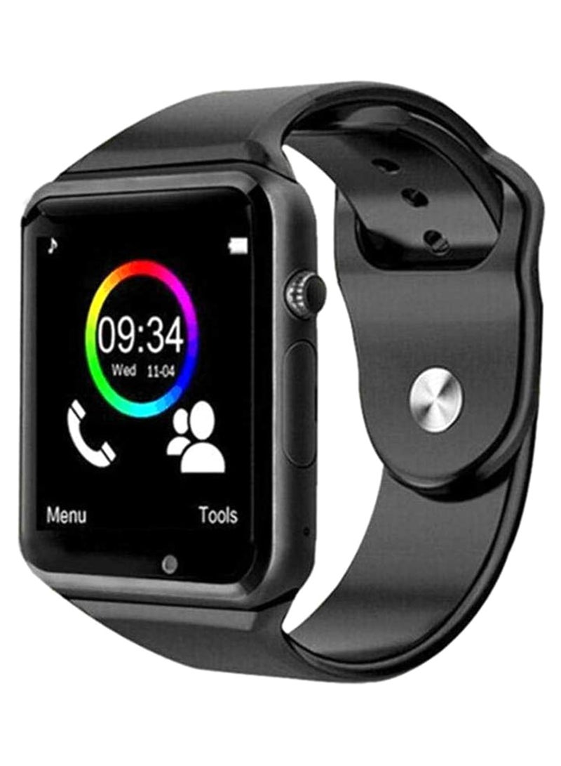 Waterproof A1 Smart Wrist Watch Black