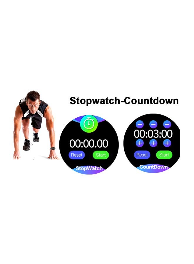 Waterproof Bluetooth Smartwatch Black