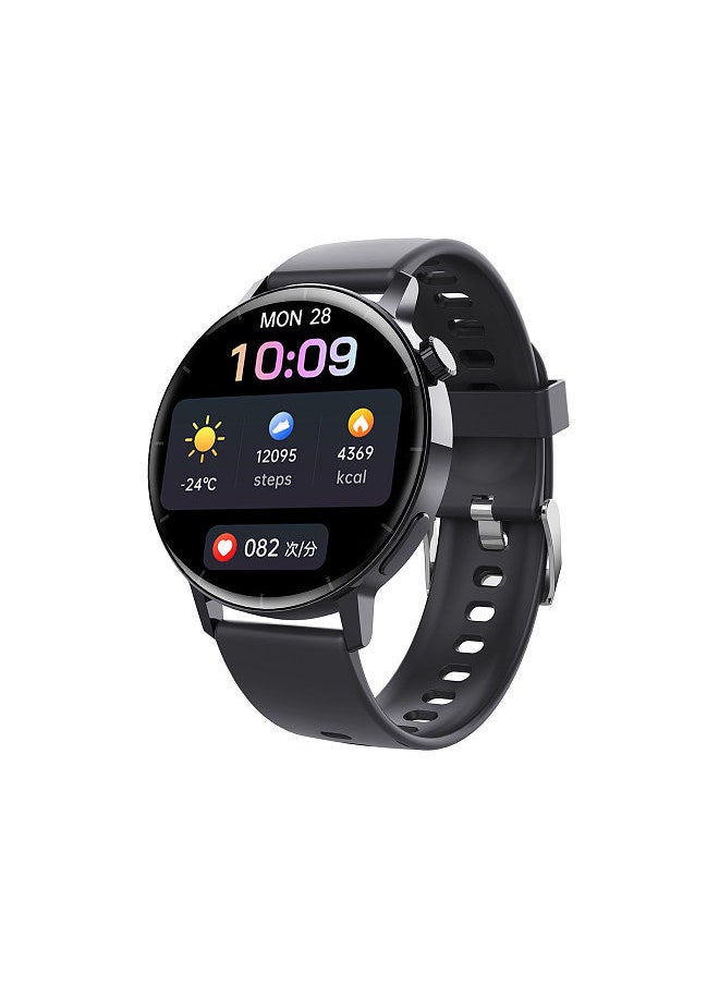 F22R Smart Watch Men BT Call Blood Sugar Calculator Body Temperature Monitor IP67 Waterproof Sport Smartwatch Black