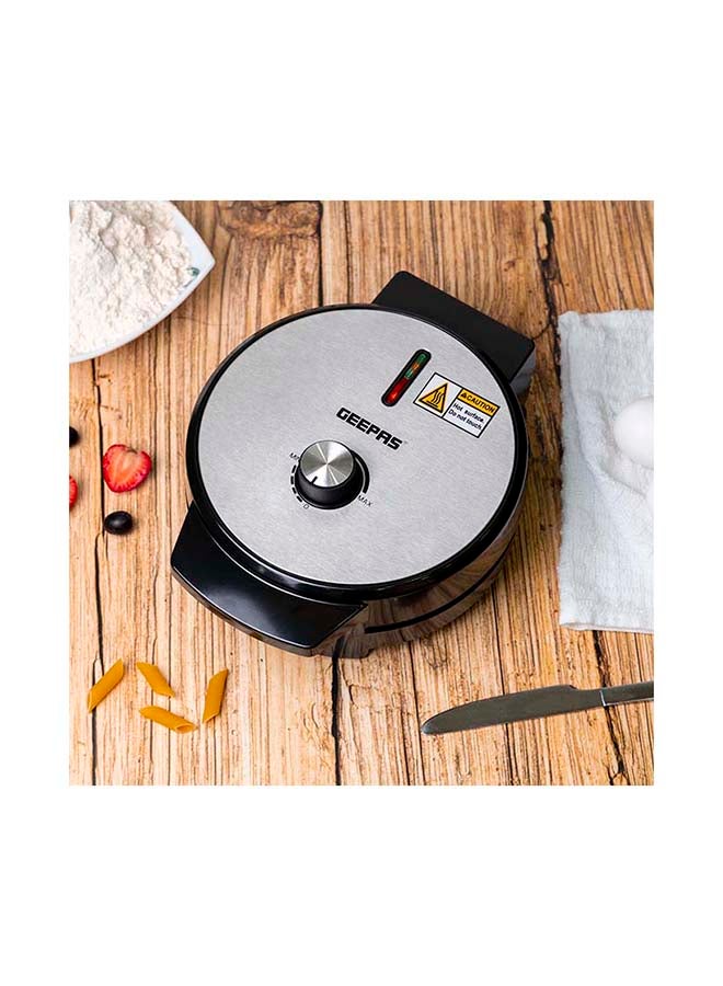 Heart Waffle Maker Temperature Control Power On & Ready Indicator Non-Stick Cooking Plate 1000.0 W GWM36538 Silver/Black