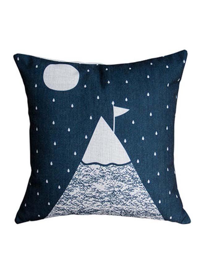 Decorative Cushion Cover Blue/White 45x45cm