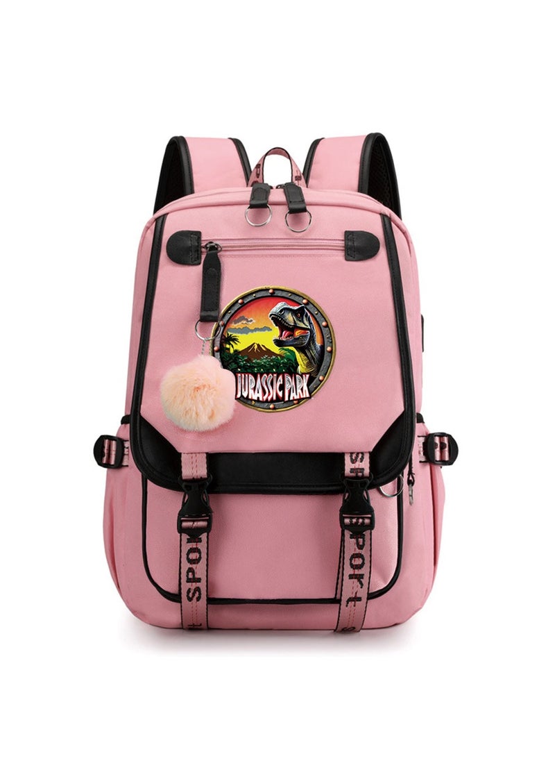 Student creative pattern backpack three-piece set 3D butterfly series men's and women's large-capacity computer backpack combination,21- Three-piece set - 4 - 13